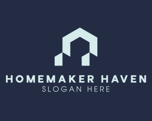 Modern Home Real Estate logo design