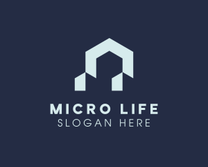 Modern Home Real Estate logo design