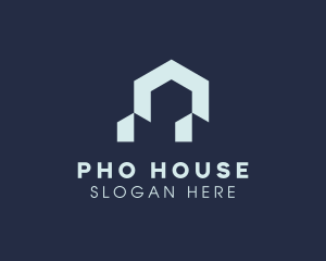 Modern Home Real Estate logo design