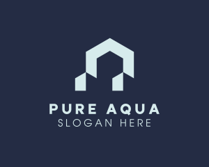 Modern Home Real Estate logo design