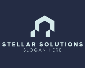 Modern Home Real Estate logo design