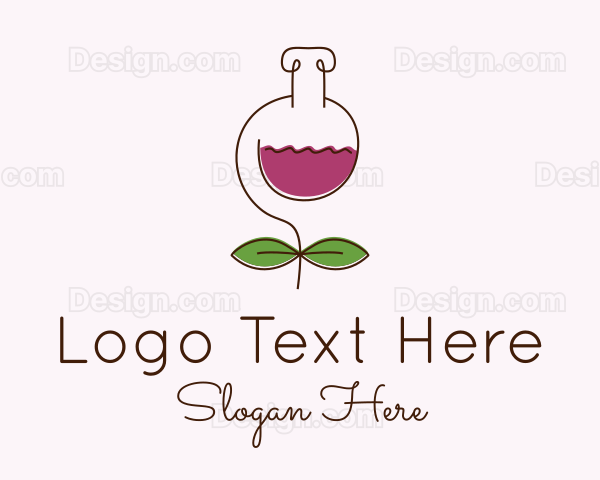 Wine Flower Flask Logo