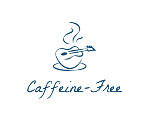 Hot Guitar Teacup logo design