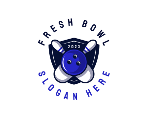 Bowling Competition Athletic logo design