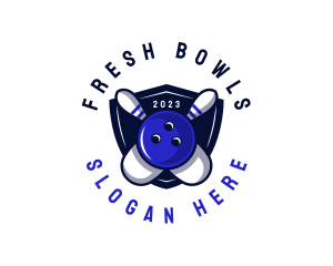 Bowling Competition Athletic logo design