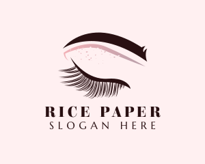 Makeup Eyebrow Eyelash Salon Logo