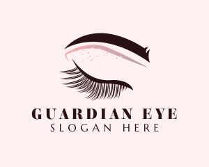 Makeup Eyebrow Eyelash Salon logo design