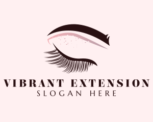 Makeup Eyebrow Eyelash Salon logo design