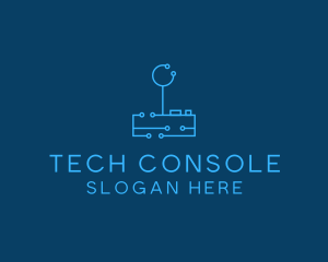 Blue Gaming Console  logo