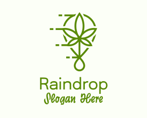 Cannabis Leaf Drop logo