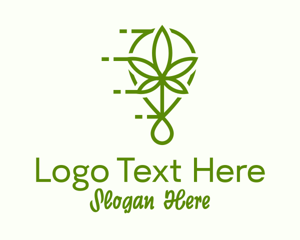 Marijuana Farm logo example 4