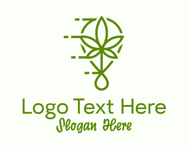 Cannabis Leaf Drop logo