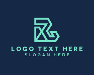 Generic Polygon Letter R logo