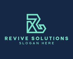 Generic Polygon Letter R logo design