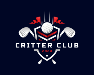 Golf Club Shield logo design