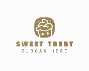 Cupcake Dessert Bakery logo design