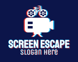 Glitchy Bicycle Cinema logo