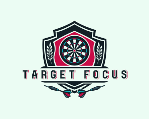 Target Shield Darts logo design