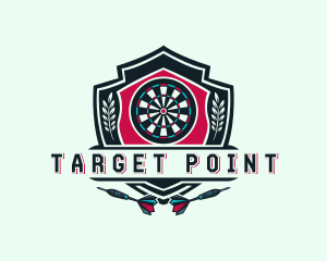 Target Shield Darts logo design