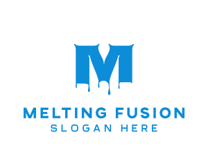 Paint Liquid Dripping logo