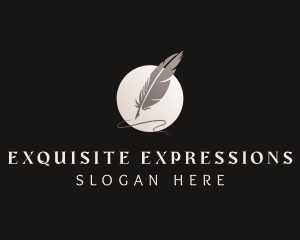 Calligraphy Writing Quill  logo