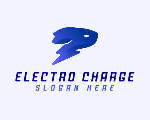 Flash Rabbit Lightning Energy logo design