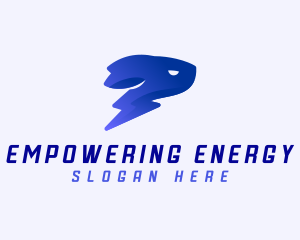 Flash Rabbit Lightning Energy logo design