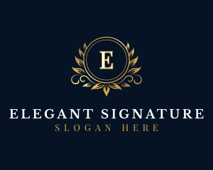 Luxury Wreath Event logo design