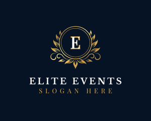 Luxury Wreath Event logo design