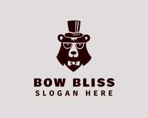 Top Hat Bear Fashion logo design