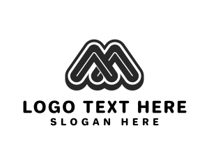 Minimalist Apparel Brand Letter M Logo
