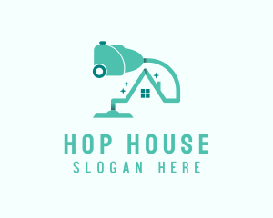 House Cleaning Vacuum Cleaner logo design