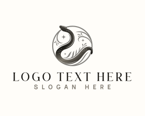 Serpent Floral Snake logo