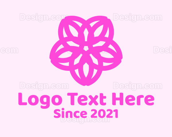 Beauty Cosmetic Flower Logo