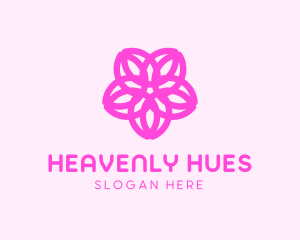 Beauty Cosmetic Flower logo
