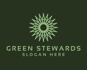 Green Mandala Wellness logo design