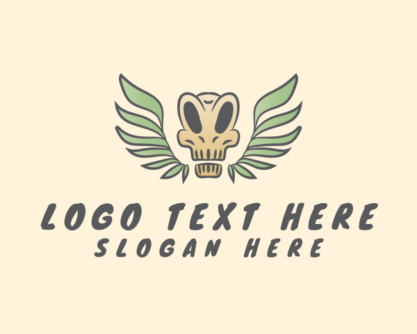 Gaming Skull Wings logo