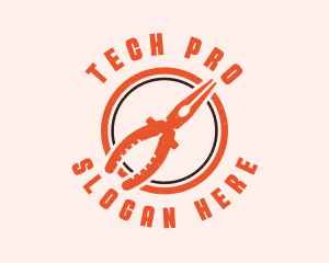 Pliers Technician Tool logo