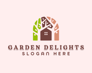 Tree Nature Garden logo design