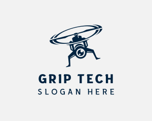 Drone Camera Tech logo design