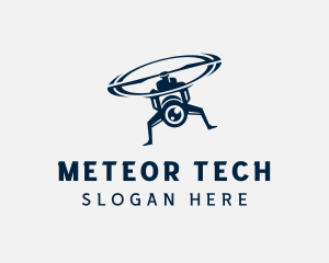 Drone Camera Tech logo design