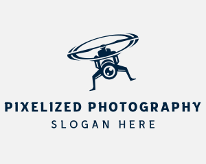 Drone Camera Tech logo design