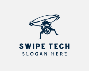 Drone Camera Tech logo design