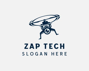 Drone Camera Tech logo design