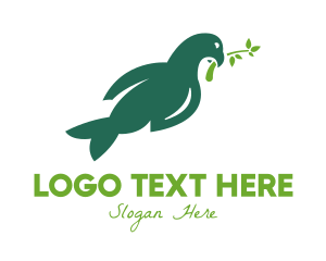 Green Peace Dove logo