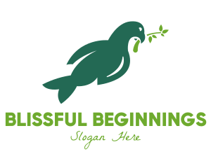 Green Peace Dove logo