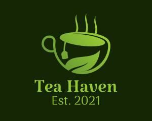 Natural Herbal Tea logo design