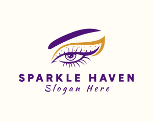 Sparkling Beauty Eyelash logo design