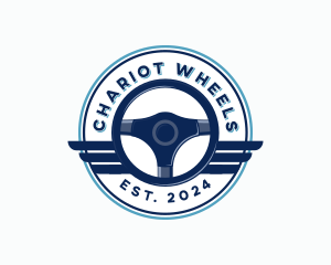 Automotive Steering Wheel logo design