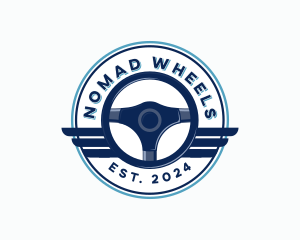 Automotive Steering Wheel logo design